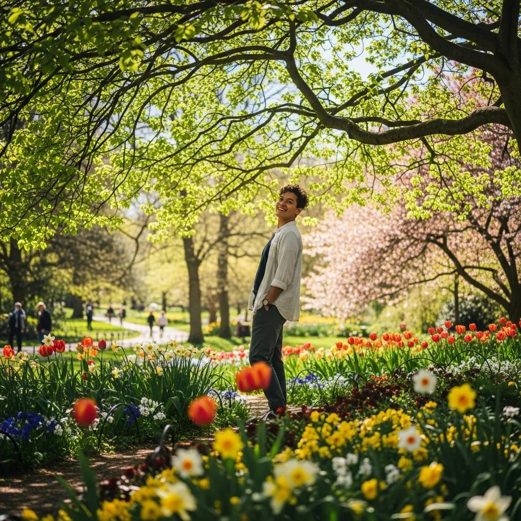 Person enjoying outdoor activities in a sunny environment, representing effective allergy relief